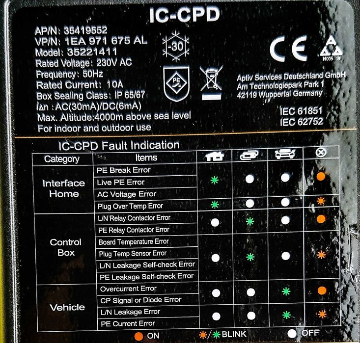 Зарядка электромобиля. Зарядка для електромобіля VW e-golf, VAG group