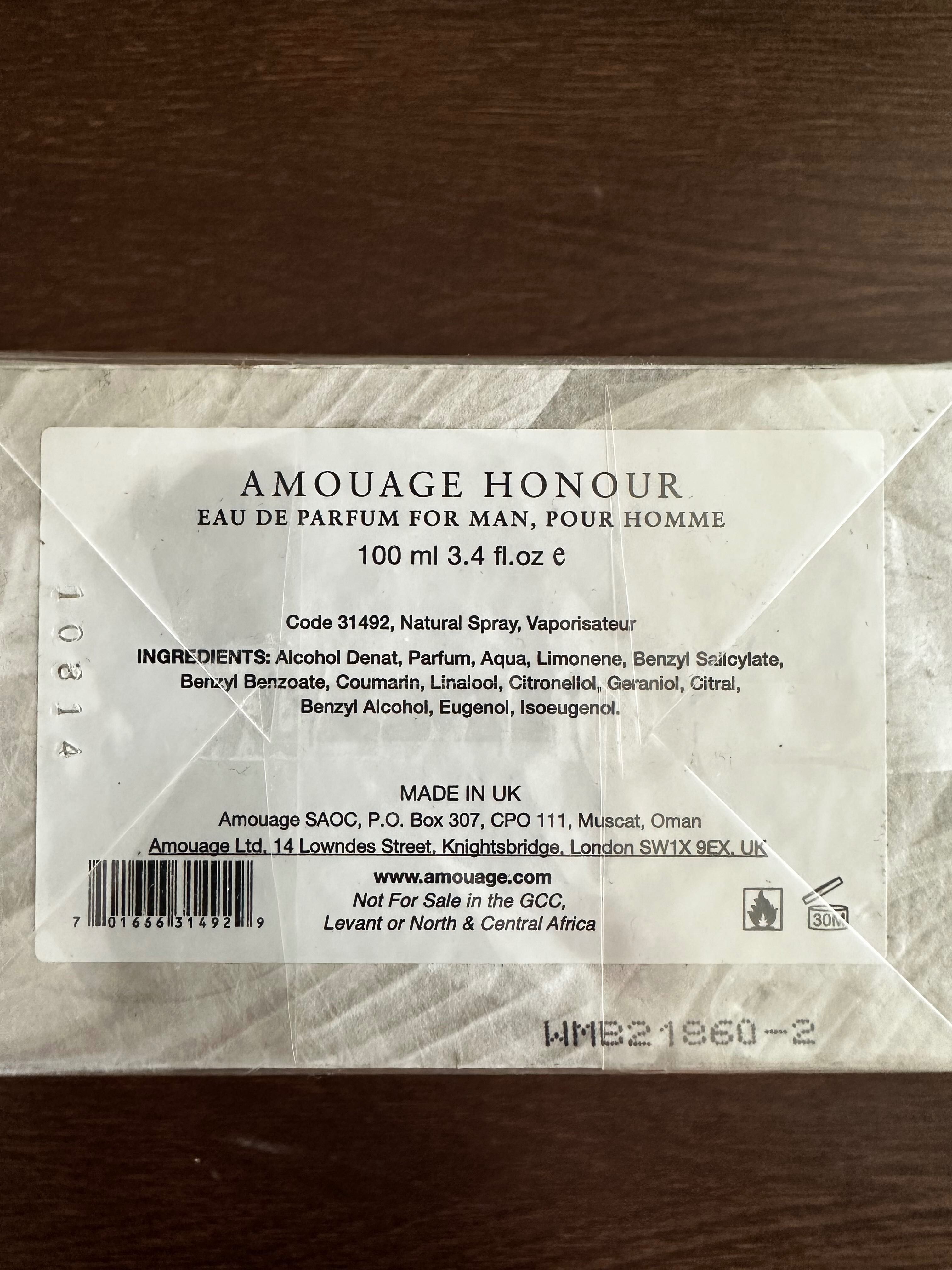 Amouage Honour Man 100ml