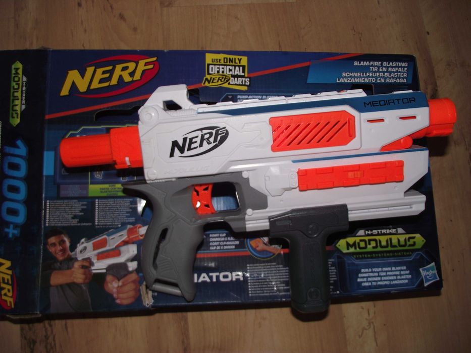Pistolet dla dzieci NERF miękkie strzałki-magazynek na 6 strzałek