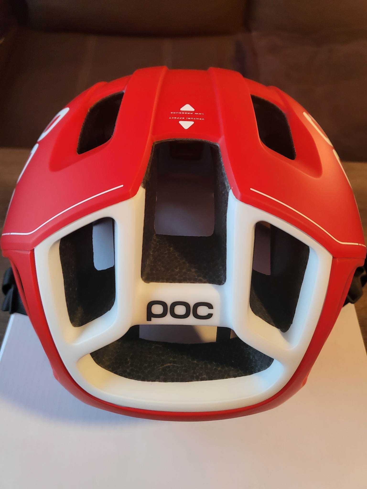 Kask rowerowy Poc "Ventral Spin" w kolorze czerwonym