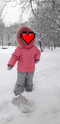 Зимний комплект на девочку, куртка и штаны