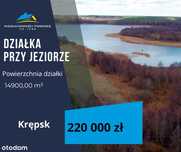 Atrakcyjna działka przy jeziorze Krępsko