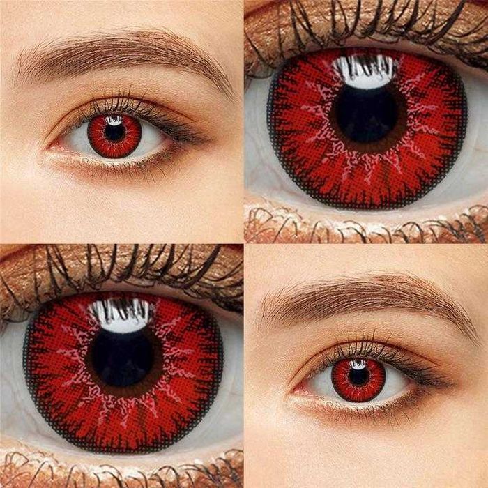 Novo visual lentes de contacto coloridas Unissexo não graduados
