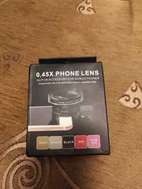 Obiektyw do telefonu 
›zabaeki0.45X Phone Lens to mobilny uniwersalny