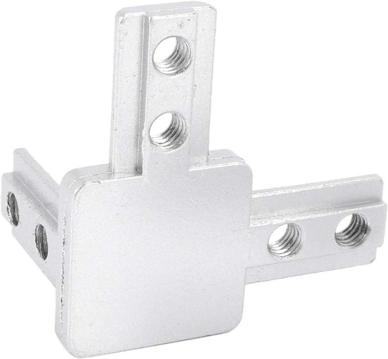 Złącza wsporników narożnych do profilu aluminiowego z rowkiem T 8 mm