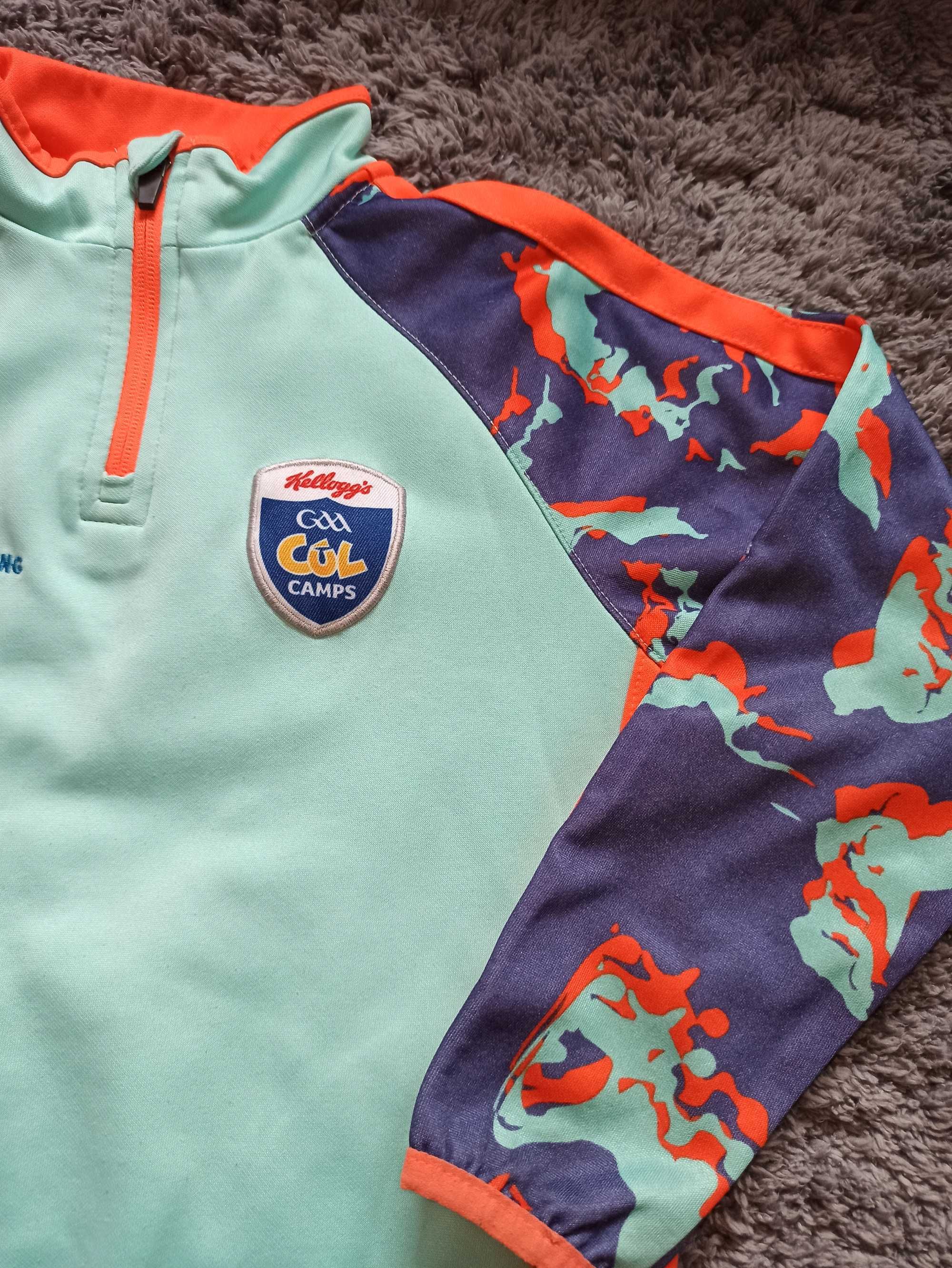Bluza sportowa na stójce dziecięca 116 Kelloggs piękne kolory