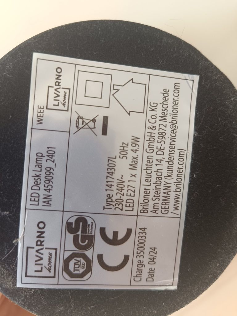 Lampa żarówka LED złota Sosnowiec