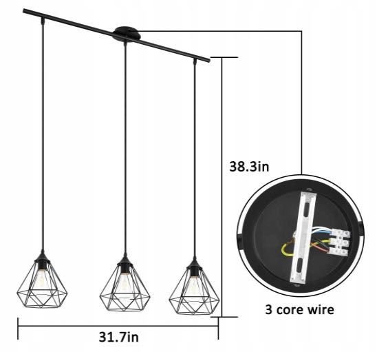 Lampa sufitowa  RETRO VINTAGE