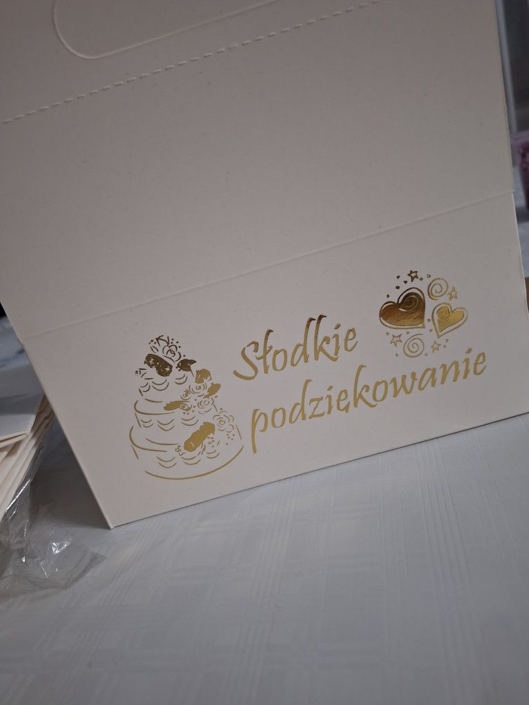 30 sztuk słodkie podziękowanie- pudełka, pudełeczka na pożegnanie