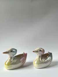 japońskie porcelanowe kaczki w perłowej masie