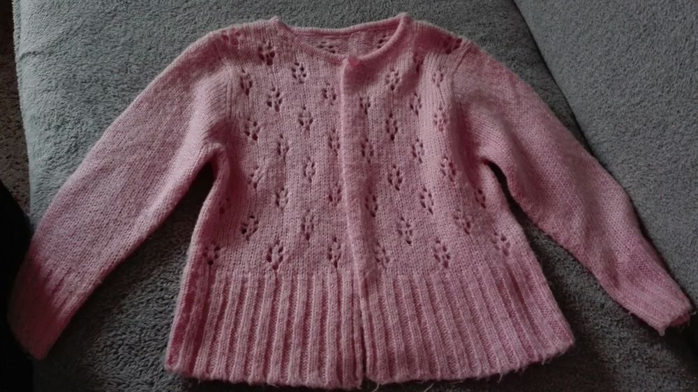 Cieplutki swetrek, kardigan