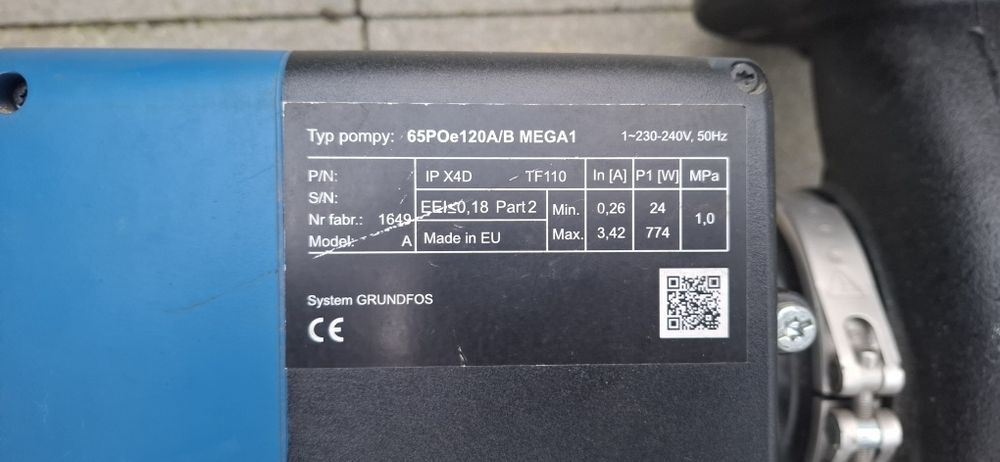 Pompa obiegową LFP POe Mega1 Grundfos