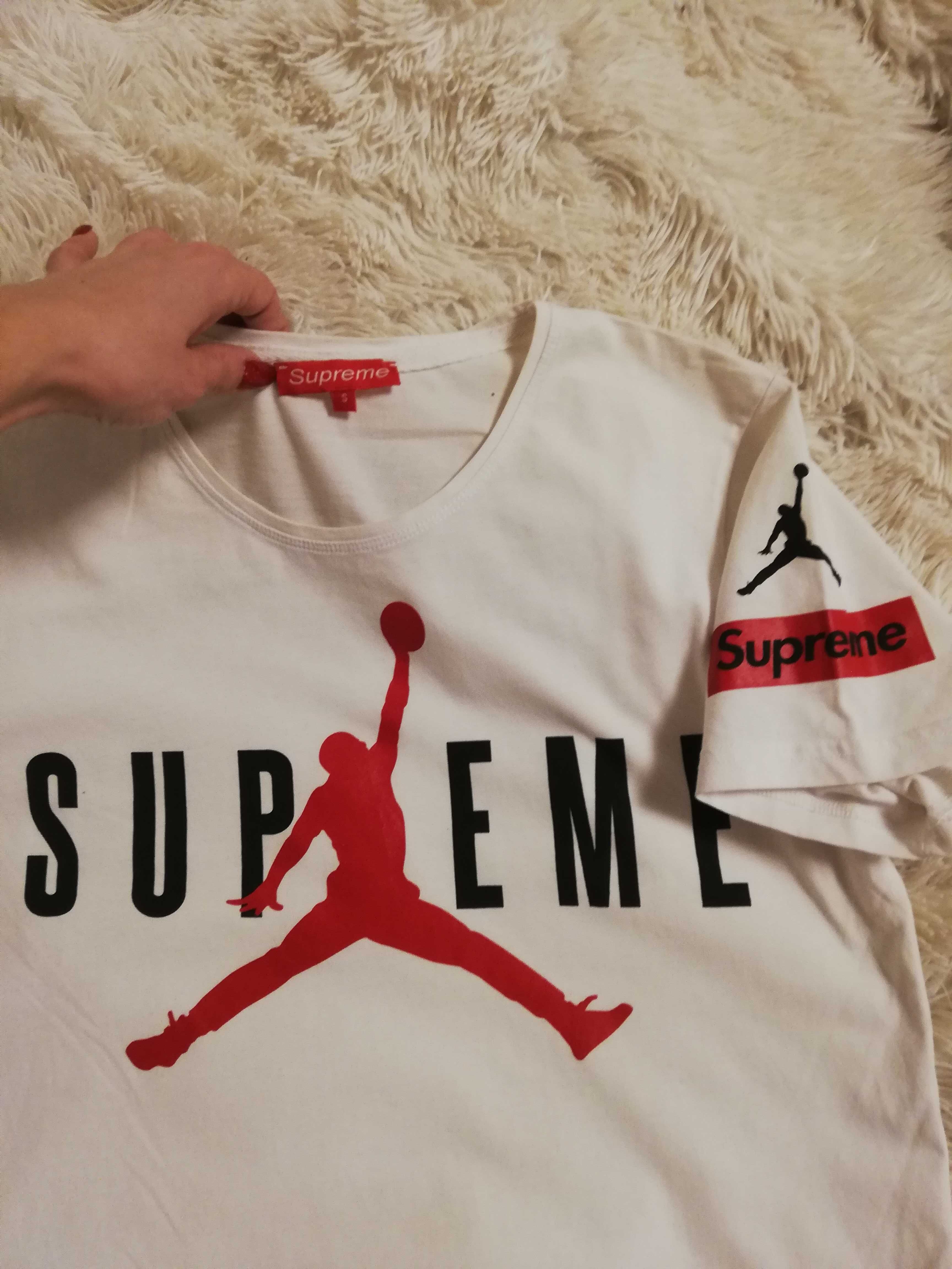 t-shirt SUPREME S M 36 38 t-shirt NIKE JORDAN SUPREME S M 36 38