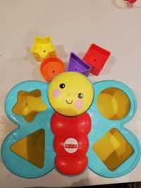 Sorter klocków Fisher Price motyl sensoryczna