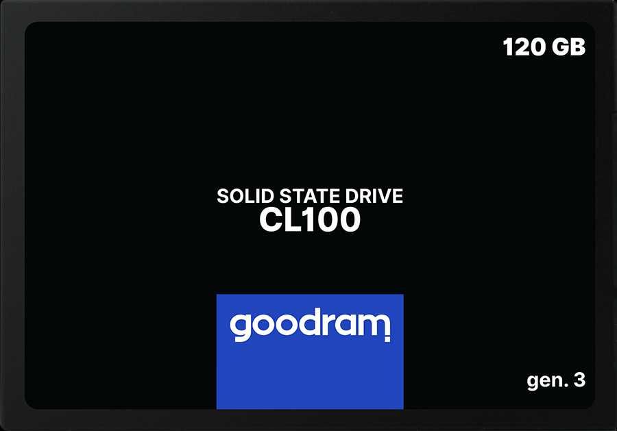 Новый SSD Goodram CL100 120 Gb SATA III 2,5″ GEN.3TLC 3D