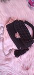Torebka handmade czarna nowa