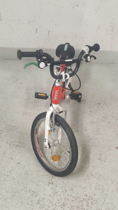Woom 3 – lekki rower dziecięcy 16”, czerwony