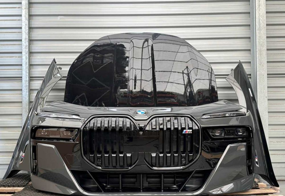 Фари BMW i7 G70 оригінал + капот, бампер, решітка, ліхтарі, скло