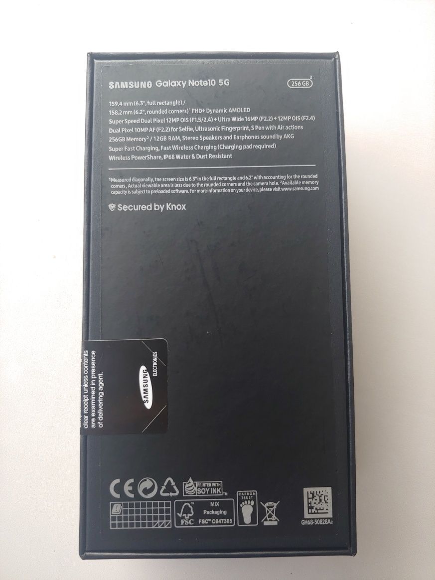 Оригінал запакований Samsung Note 10 5G макс. версія 12/256 як ultra