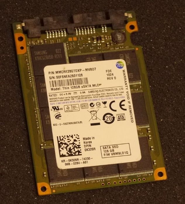 1.8" дюйма жесткий диск HDD SSD ZIF microSATA