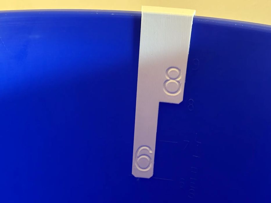 Marcador de Nível para Baldes de Aquário (6L e 8L)