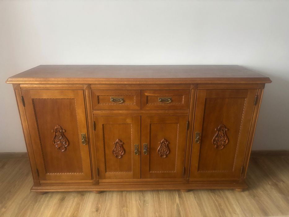 Komoda duża drewniana