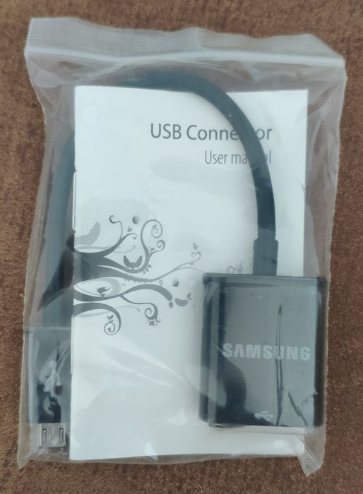 USB адаптер samsung galaxy S2 (USB micro - USB A)