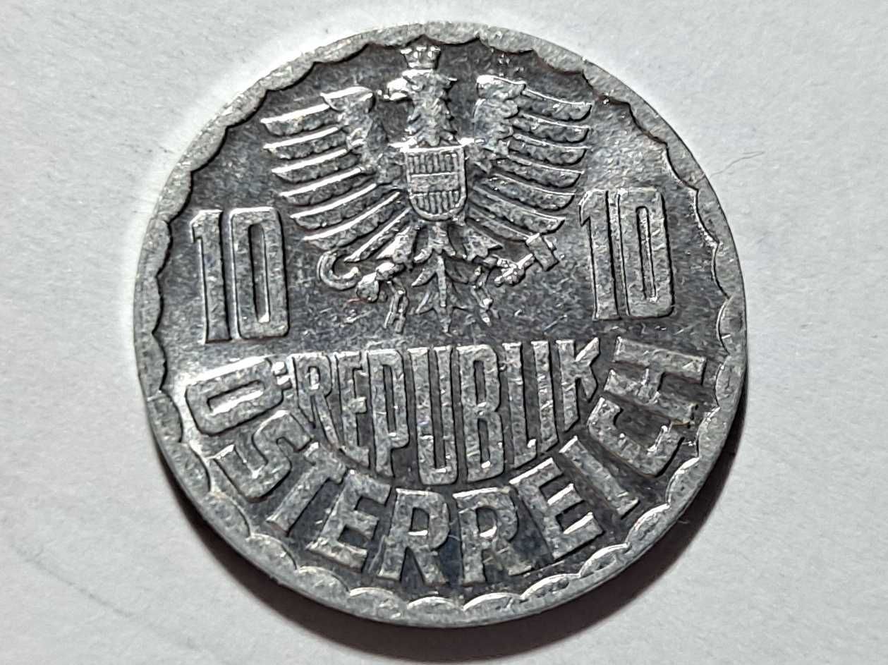 10 Groschen - 3 szt - Austria (II Republika) - (Al) - różne roczniki