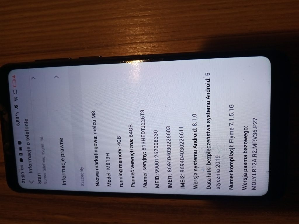 Meizu M8 4/64 smartfon