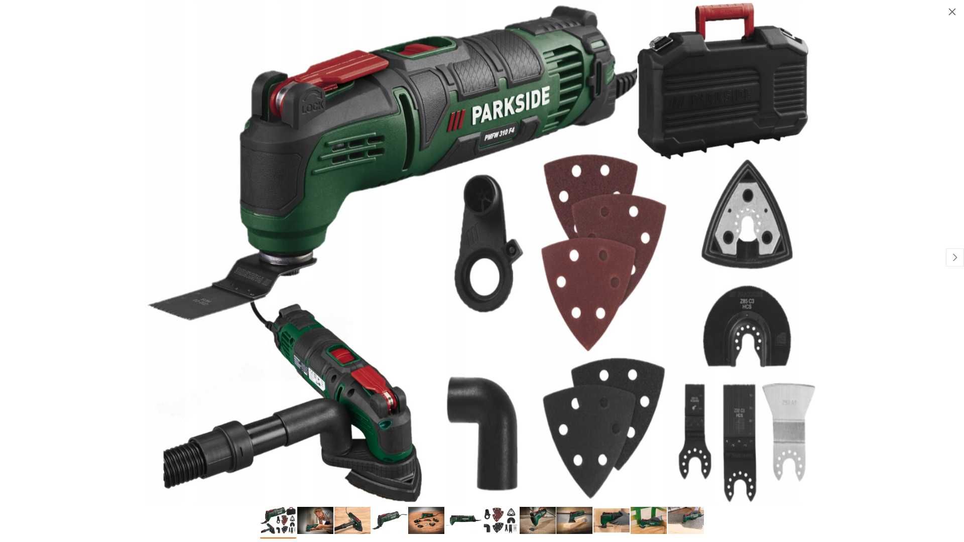 Narzędzie urządzenie wielofunkcyjne PARKSIDE PMFW 310 H5 +akcesoria GW