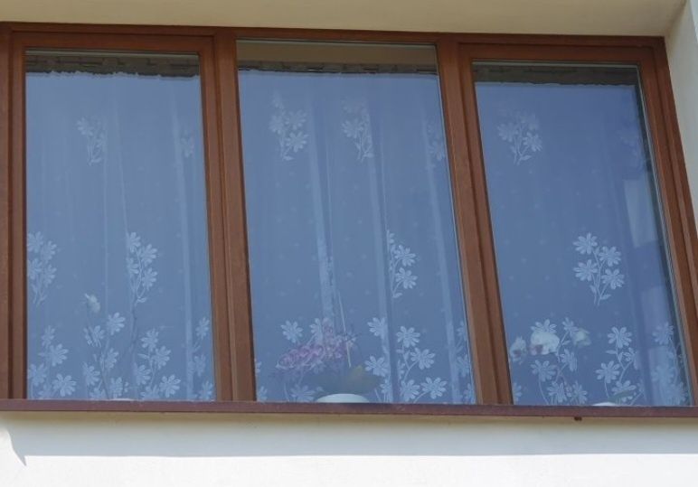 Okna kolor zloty dąb DWUSZYBOWE