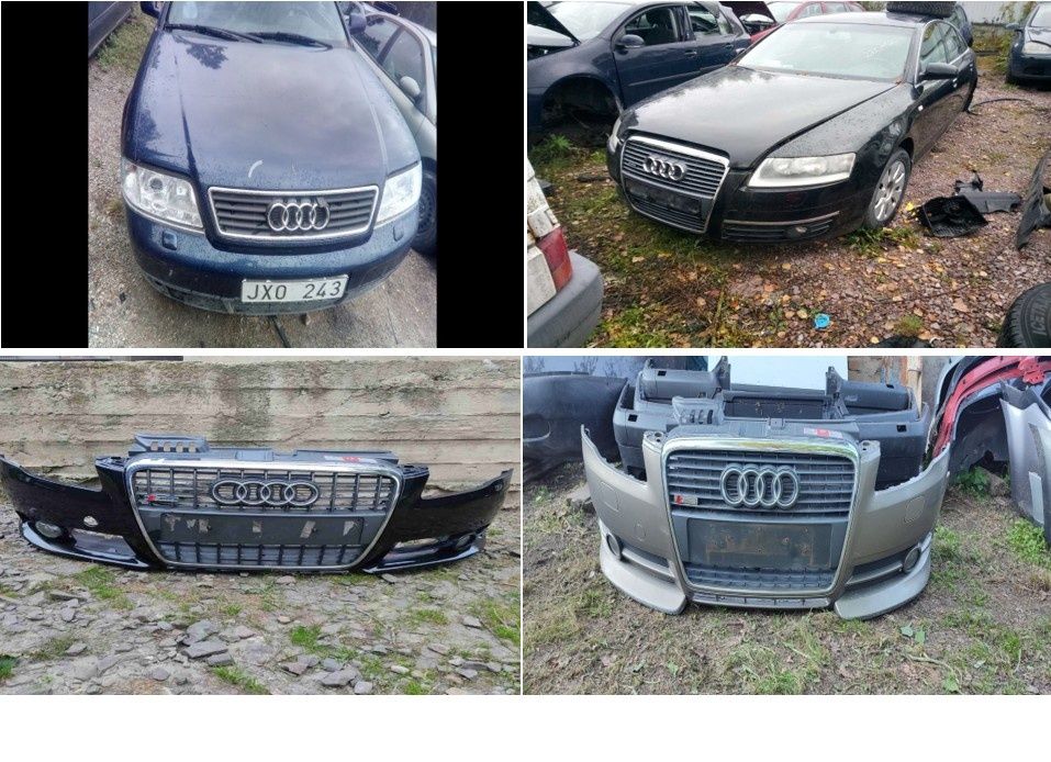 БАМПЕР audi a4 a6 c5 b7 ауді а4 а6 передній бампер запчастини розборка