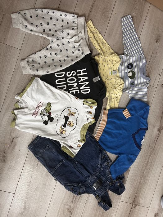 Ubranka dla chłopca 74