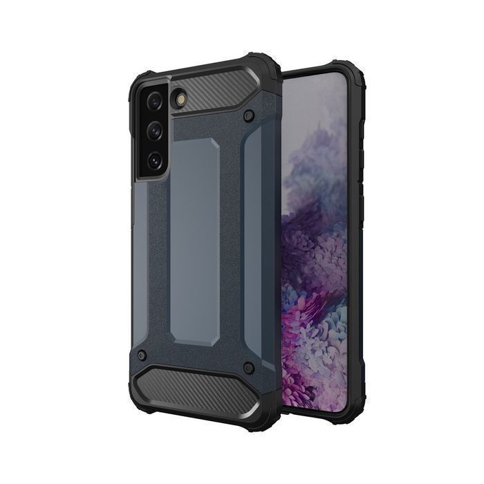 Hybrid Armor Etui Pancerne do Samsung Galaxy S21+ 5G, Niebieskie