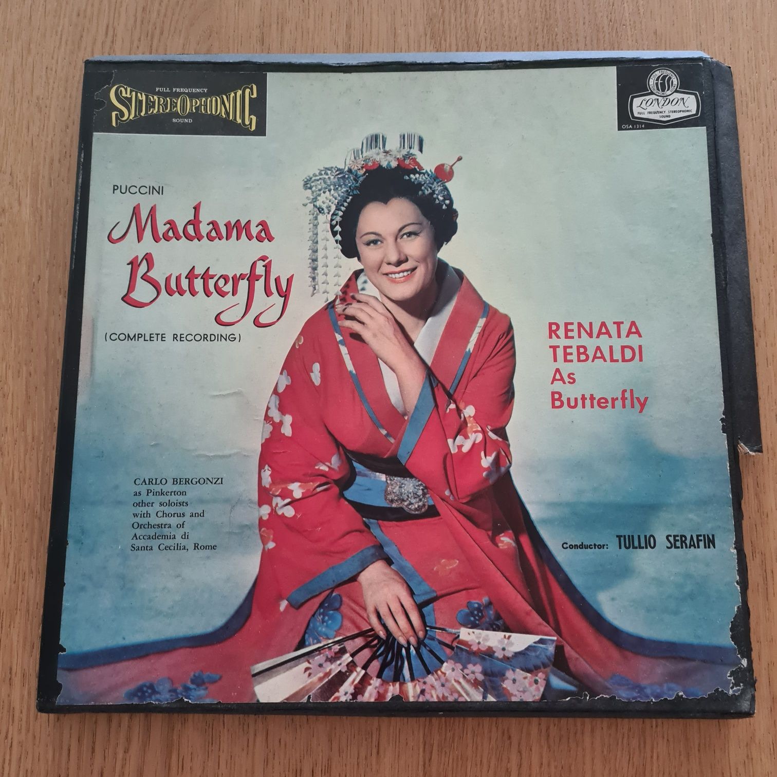 Vinil Completo Puccini Madama Butterfly 1952 VINTAGE E RARO