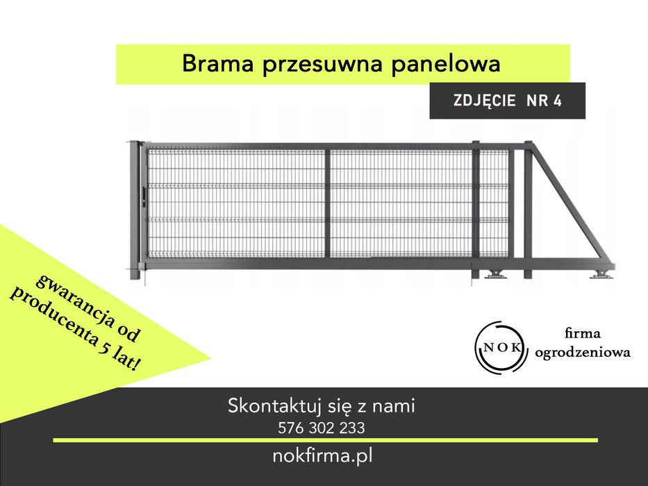 Producent bram ogrodzeniowych * Niskie ceny*Terminy 20 dni z dostawą