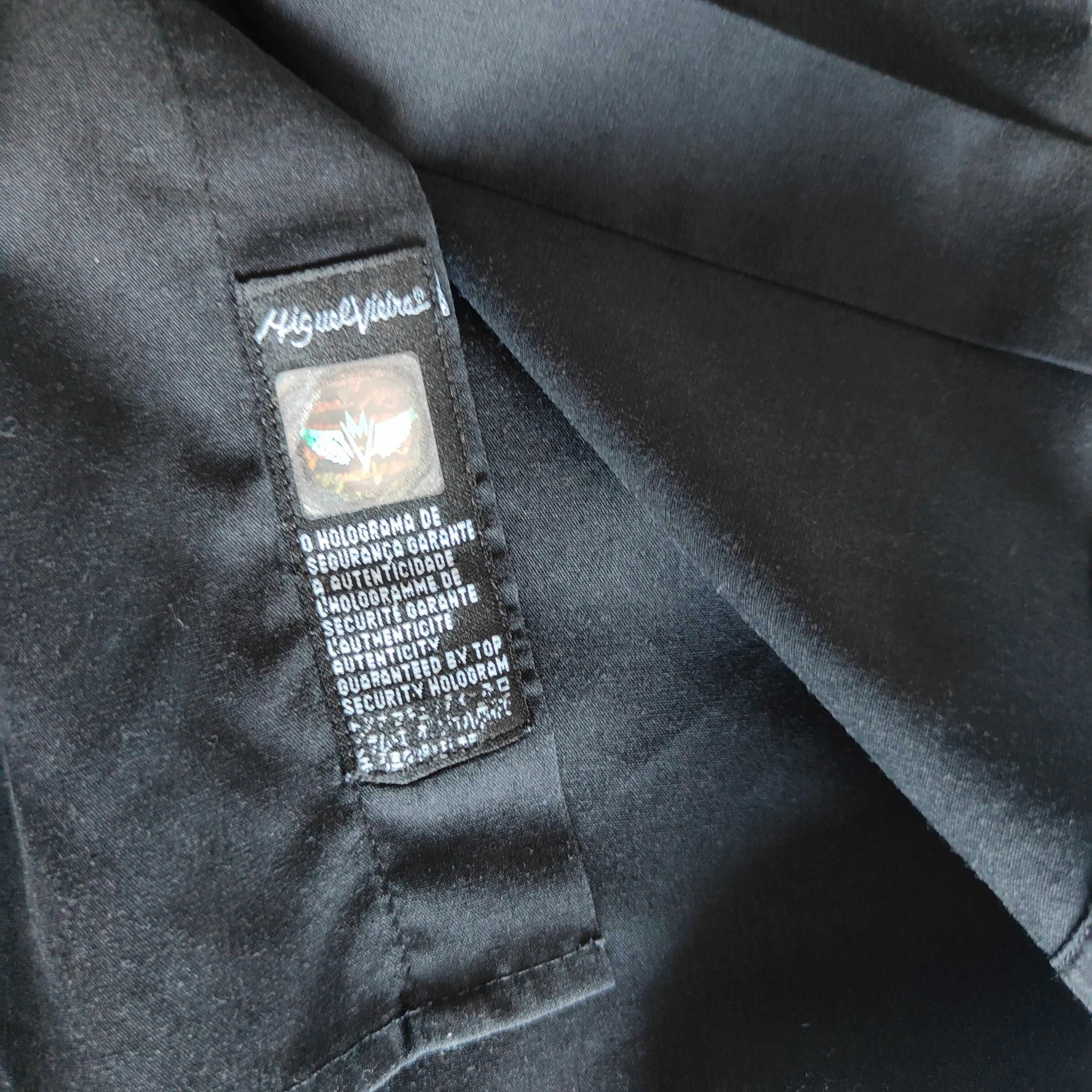 Camisa Miguel Vieira preta brilantes