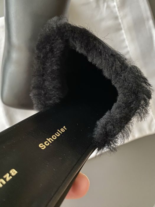 Proenza schouler нові мюлі на овчині 37