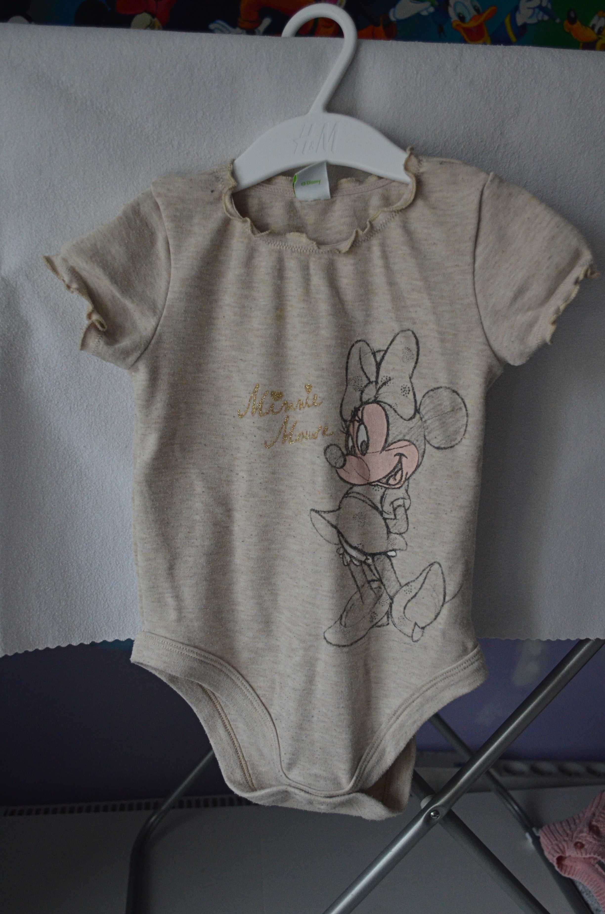 Body + legginsy Minnie Disney (86) 12-18m + 2 body gratis