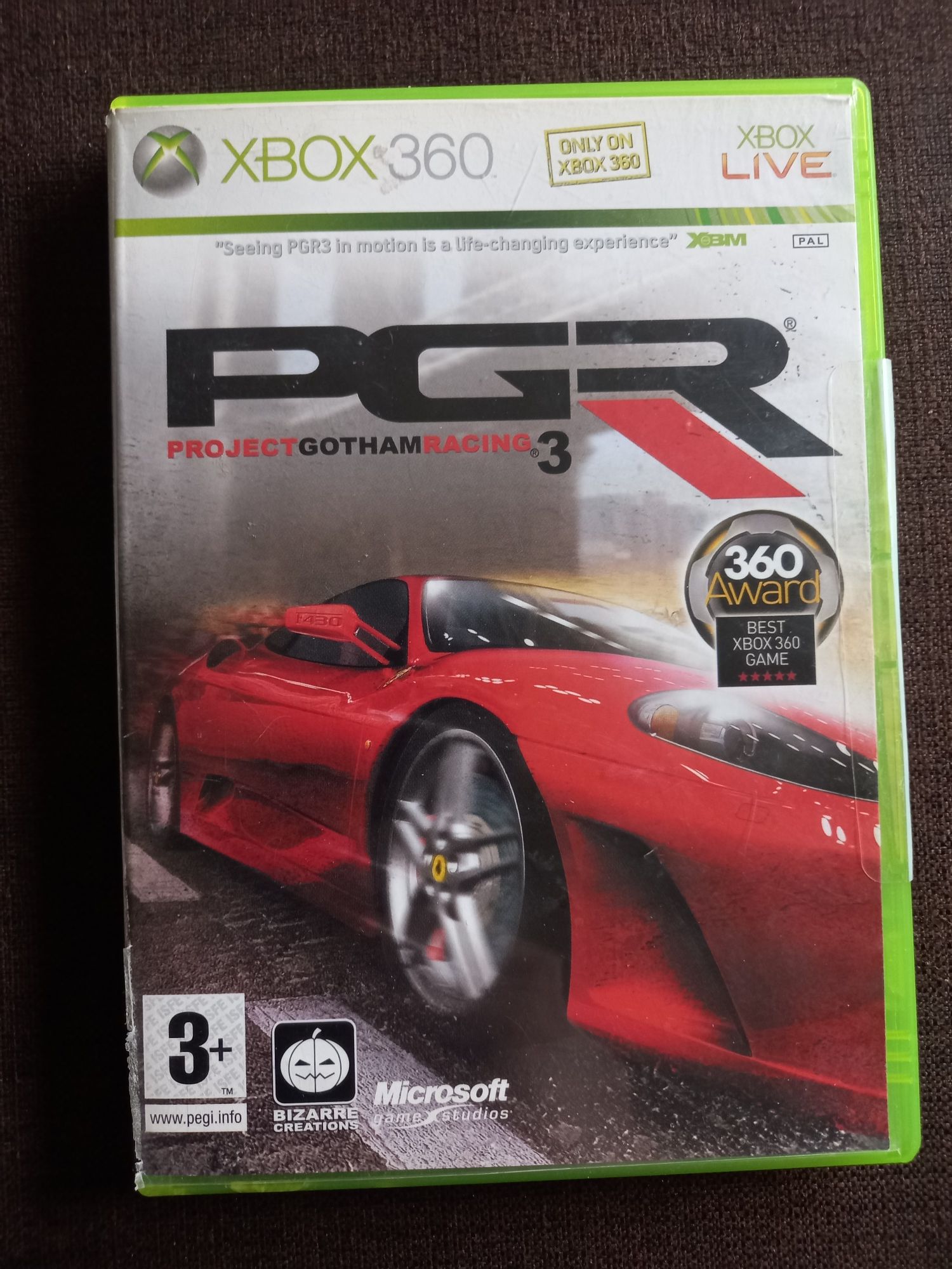 Gra PGR 3 na xbox 360 Project Gotham Racing Pgr3