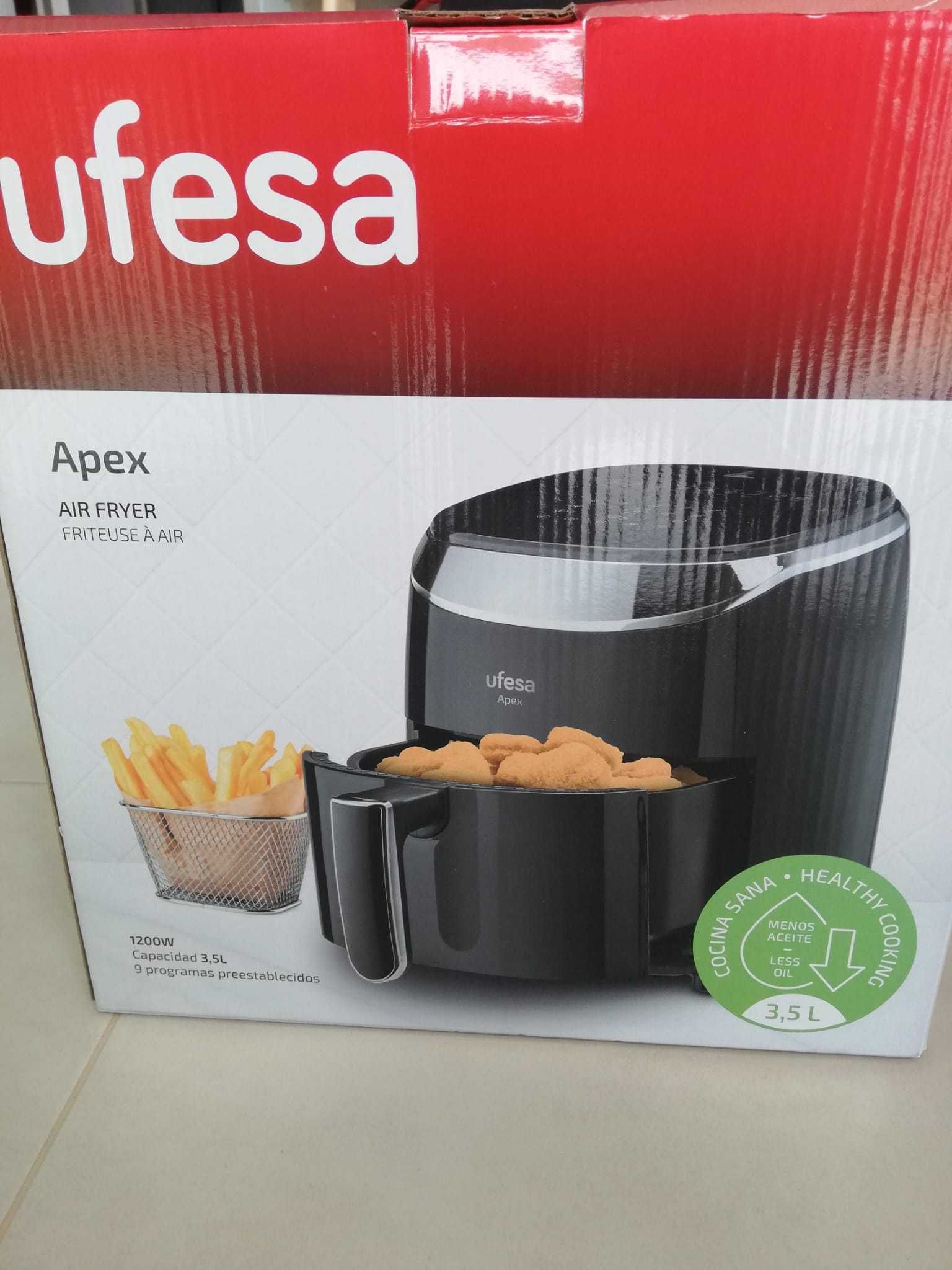 Fritadeira sem Óleo UFESA Apex (3.5L - Preto) - como nova