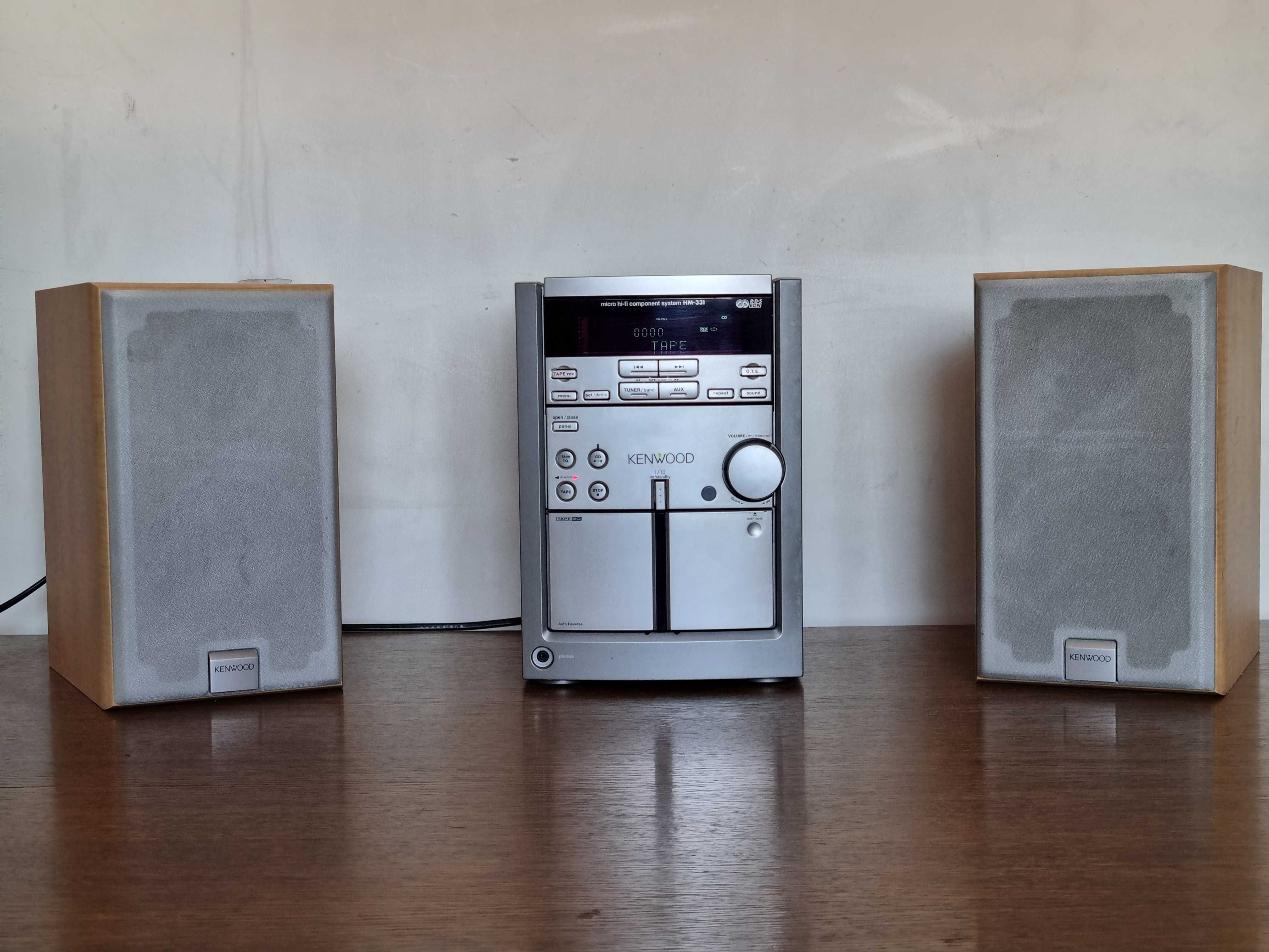 Wieża KENWOOD + 2 głośniki KENWOOD vintage