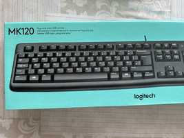 Нова Клавіатура Logitech MK120 і мишка до компʼютера