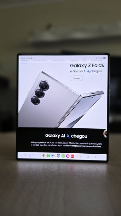 Samsung Galaxy Z Fold6 5G 512GB — Como Novo, Garantia 2+ anos