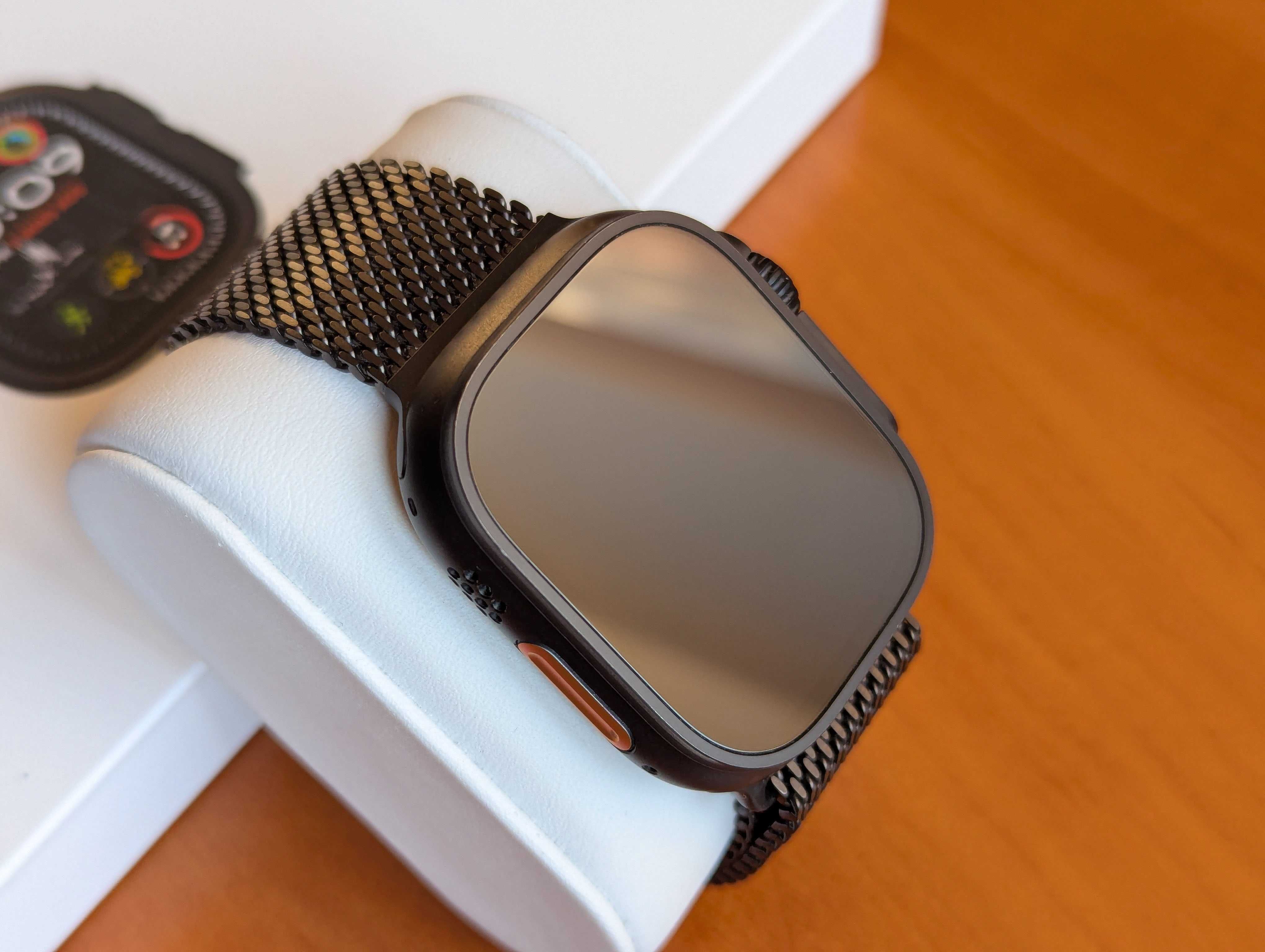 ‼️Apple Watch Ultra 2 Black Titan + Black Titanium Milanese Loop!