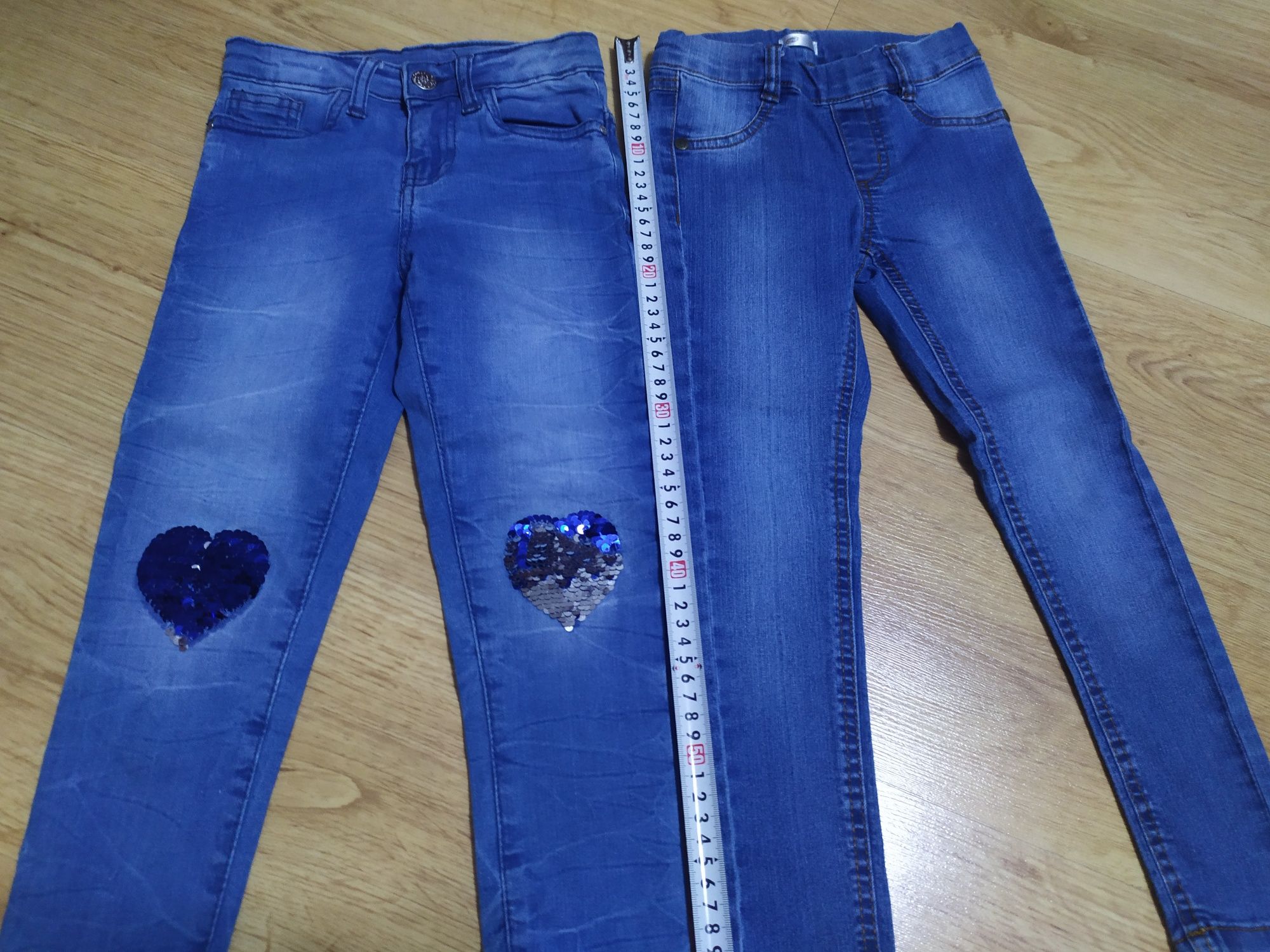 Spodnie Jeansy 110 2 szt