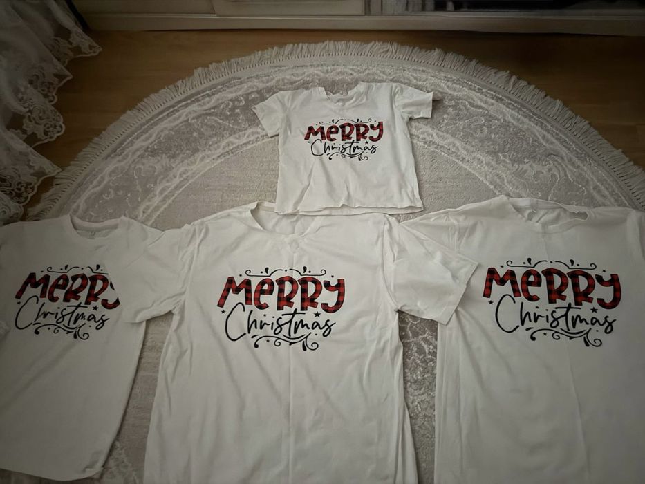 Футболки Фемели лук новорічний