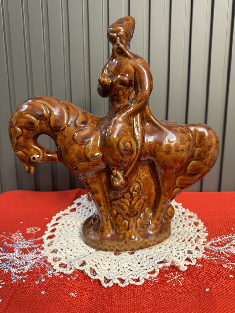 Керамічна скульптура  Козак на коні