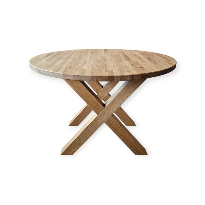 Stół dębowy , okrągły w stylu skandynawskim 110 cm  DOSTAWA GRATIS !!!