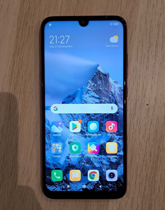 Xiaomi Redmi Note 7 - Vermelho Nébula - Ótimo estado